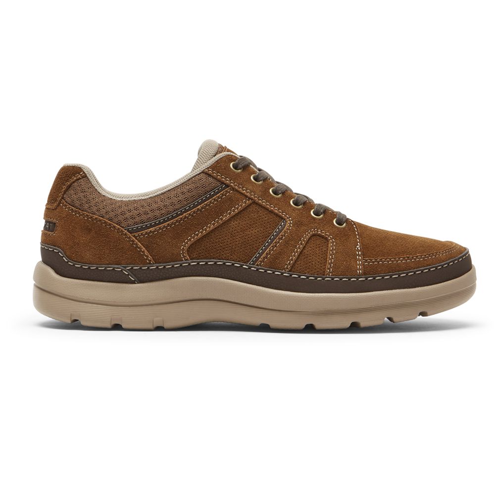 Sapatilhas Rockport Get Your Kicks Mudguard Blucher Homem - Marrom ( 728-FYUIDT )